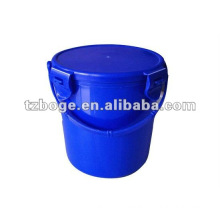 2012 new design plastic bucket with cover injection mould